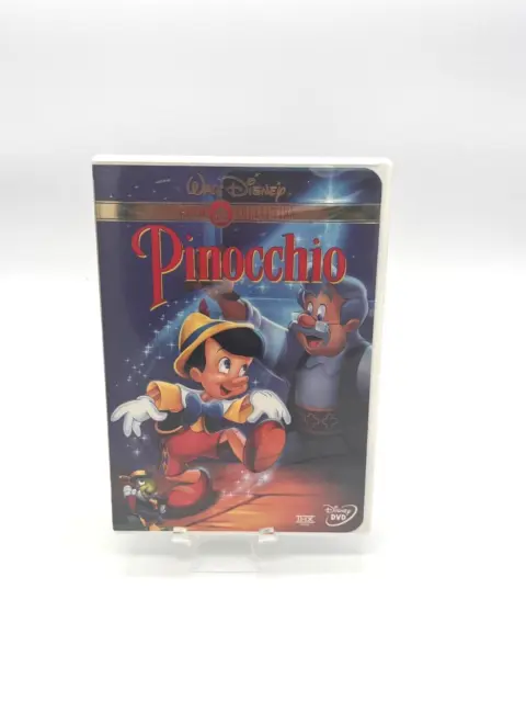 Pinocchio (Gold Classic Collection) (DVD, 1999, Limited Issue) Tested