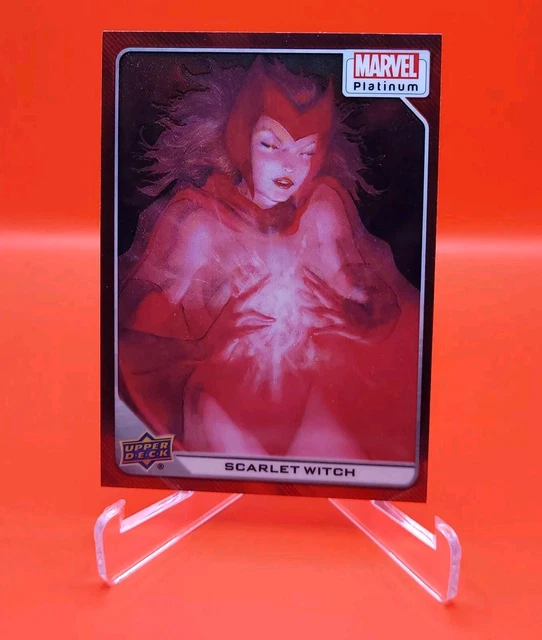 2023 UPPER DECK Marvel Platinum Scarlet Witch 45 Red Rainbow £2.53