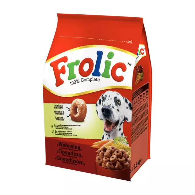 FROLIC ALIMENTO SECO PARA PERROS CARNE Y VERDURAS 2,8 kg