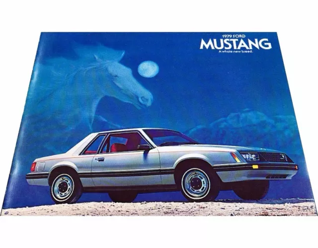 1979 Ford Mustang and Cobra 20-page Original Car Sales Brochure Catalog