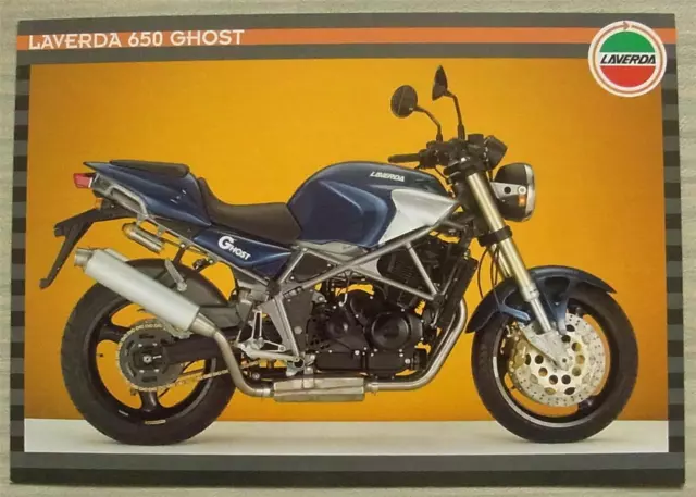 LAVERDA 650 GHOST MOTORCYCLE Sales Brochure c1996