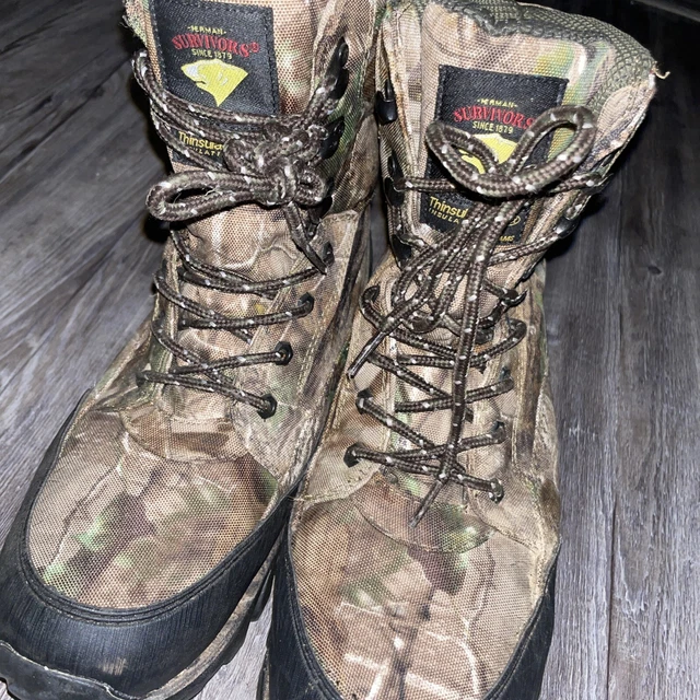 HERMAN SURVIVORS CAMO hunting boots mens waterproof 800g thinsulate ...