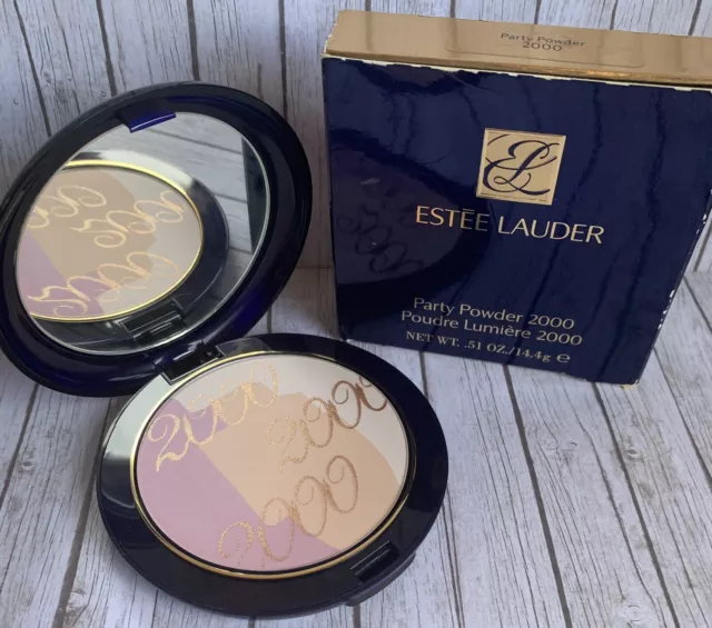 Estée Lauder PARTY POWDER 2000 LIMITED EDITION Blush 14.4g DISCONTINUED EX RARE