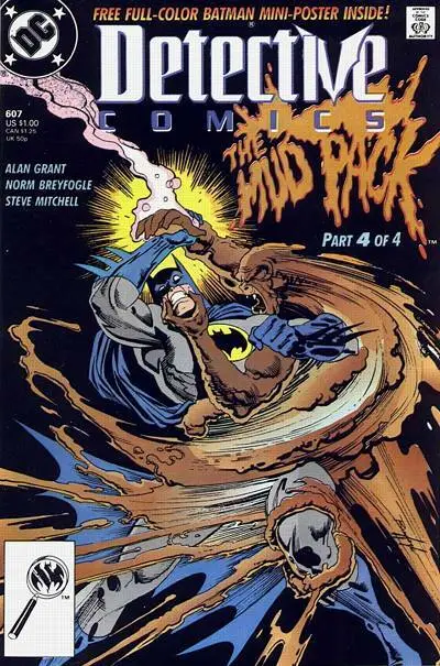 DETECTIVE COMICS #607 F/VF, Batman, Direct, DC 1989 Stock Image
