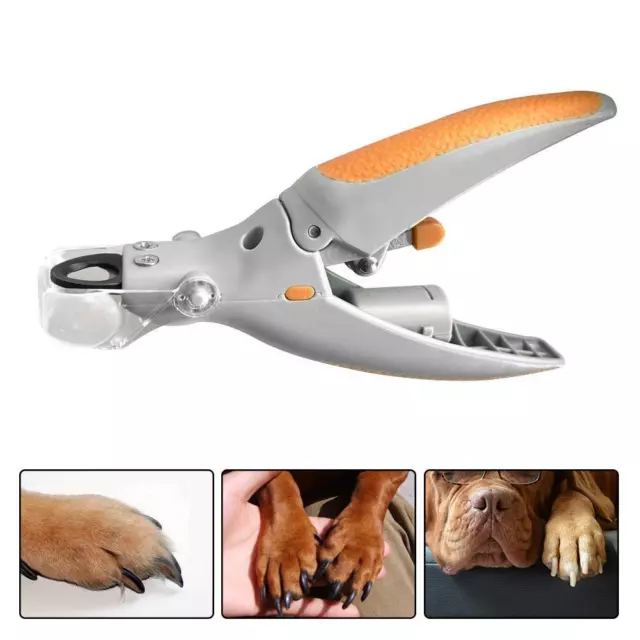 Dog Nail Clippers LED Light Fast Cutting Nail Trimmers Durable Safe Pet Supplies