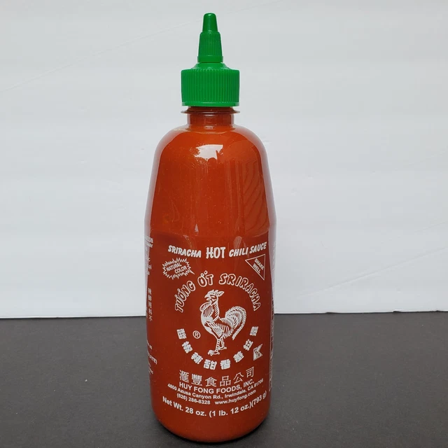 HUY FONG SRIRACHA Hot Chili Sauce 28 oz Best By Feb 2024 Pre Shortage