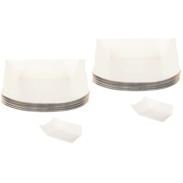 40 PIEZAS TakeOut Food Box Paper Fried Food Box caja de embalaje de alimentos a prueba de aceite