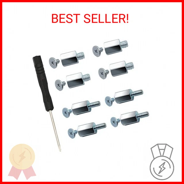 M.2 SSD Mounting Screws Kit for MSI Motherboards (8pcs)