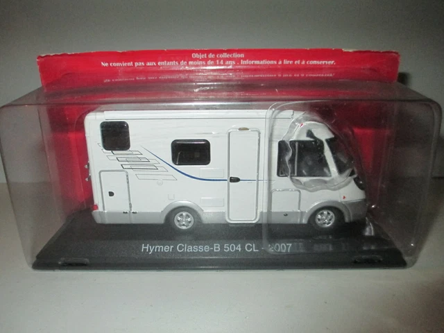 Hymer B-Klasse B504 CL 2007 Camper Reisemobil Modellauto Hachette 1:43