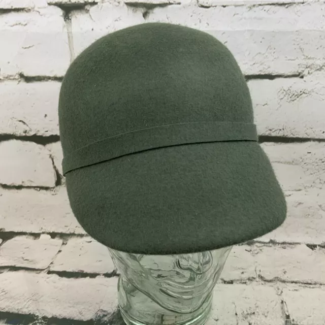 Collection 18 100% Wool Derby Hat Army Green