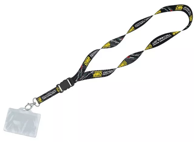 OMP Lanyard Ideal for keys or passes Spring loaded catch