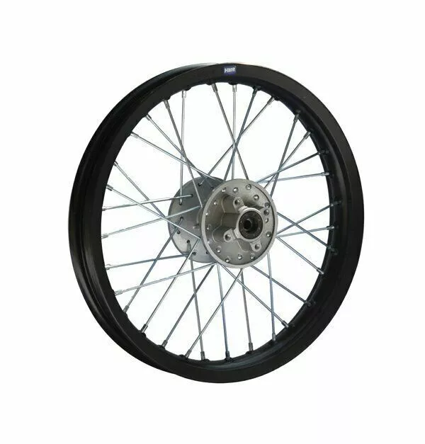 Cerchio Alluminio Anodizzato 16 Posteriore Nero Pit Dirt Bike Moto Cross HMParts