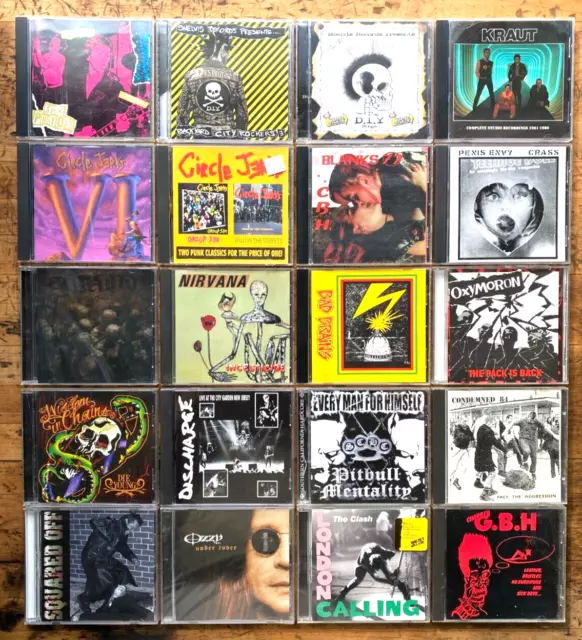 200+ Punk CD Lot: Discharge, UK Subs, Warzone, Sex Pistols, Mustard Plug & More!