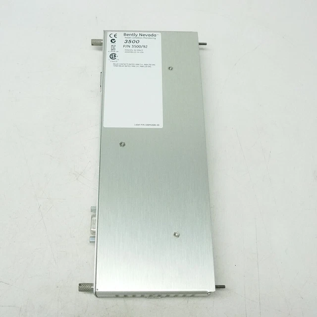 Bently Nevada 3500/92 Comm Gateway Ethernet/ Rs485 Modbus 136188-02