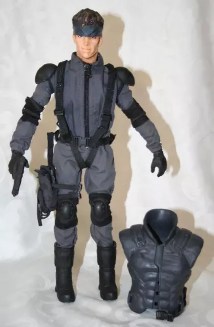 Konami 2001 Yamato Metal Gear Solid Snake 12 Inch Doll Action Figure Acceptable