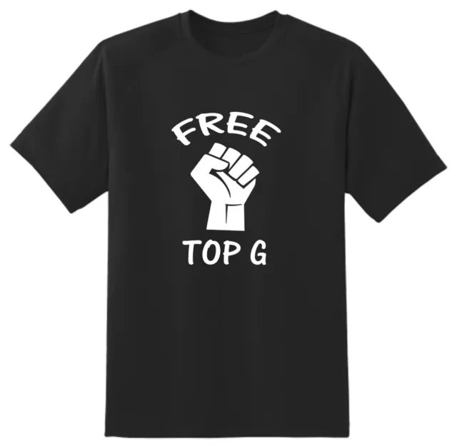 T-shirt adulti unisex top gratuita G Andrew Tate divertente novità