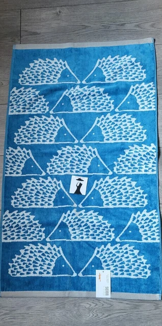 SCION LIVING BLUE White SPIKE HEDGEHOG Bathroom Kitchen Hand
