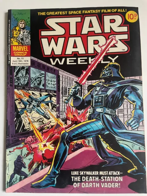 Star Wars Weekly #11 Vintage Marvel Comics UK