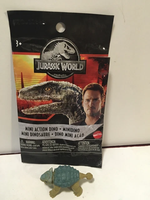 MATTEL JURASSIC WORLD Camp Cretaceous Bumpy Ankylosaurus Mini Action ...
