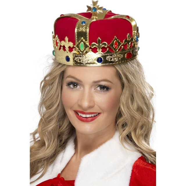 Corona principessa oro rosso regina corona carnevale corona reale corona principessa