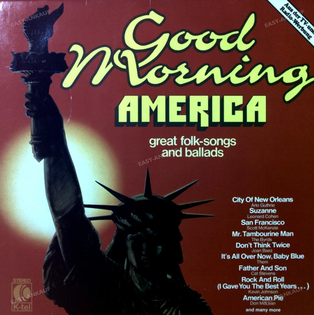 VARIOUS GOOD Morning America Great Folk Songs And Ballads LP VG VG various-good-morning-america-great-folk-songs-and-ballads-lp-vg-vg