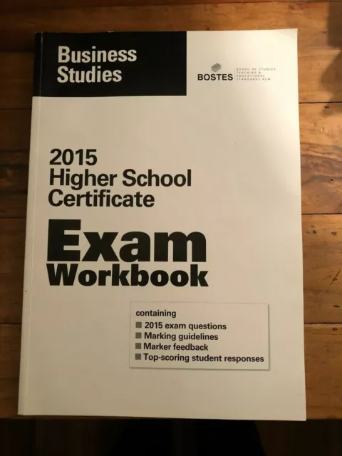 Business Studies 2015 HSC Exam Workbook