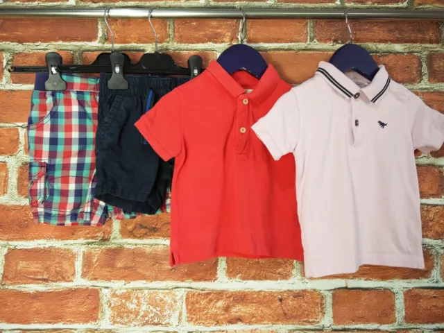 POLO TOP BAMBINO ETÀ 9-12 MESI NEXT ZARA ecc POLO PANTALONCINI BAMBINI 80CM