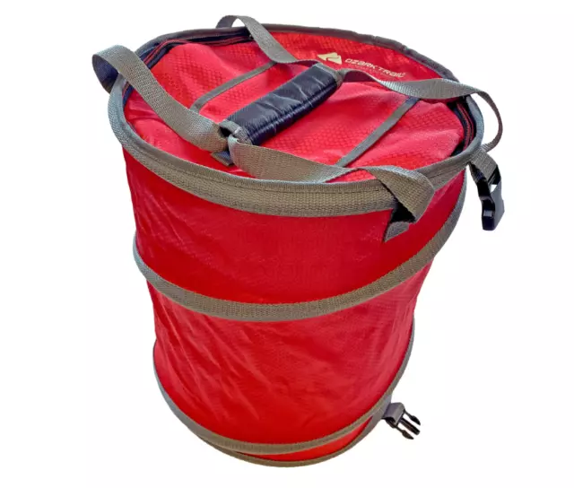 Ozark Trail 50-Can Large Collapsible Cooler W/ Straps for Beach, Camping, RED