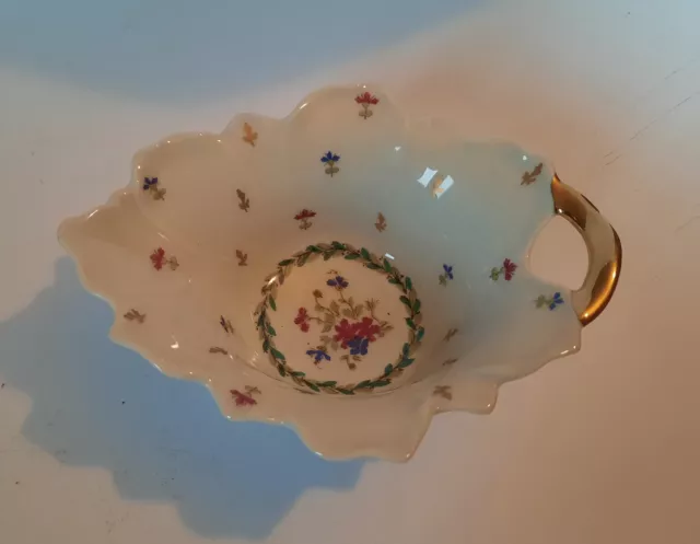 Haviland Limoges Schale Blumendekor Frankreich