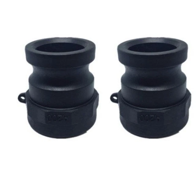 Rubinetti in polietilene cam lock nero collegamento rapido tubo