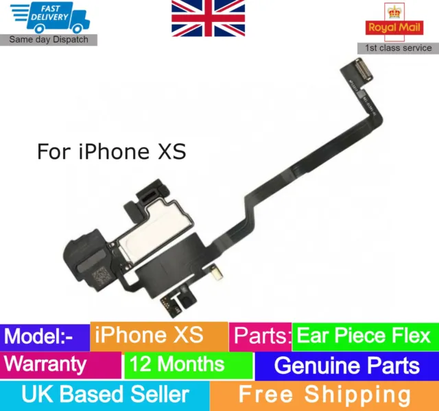 For Apple IPhone XS Ear Speaker Earpiece & Proximity Sensor Flex Replacement UK