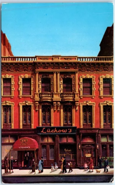 Postcard - Luchow's Famous Restaurant - New York City, New York