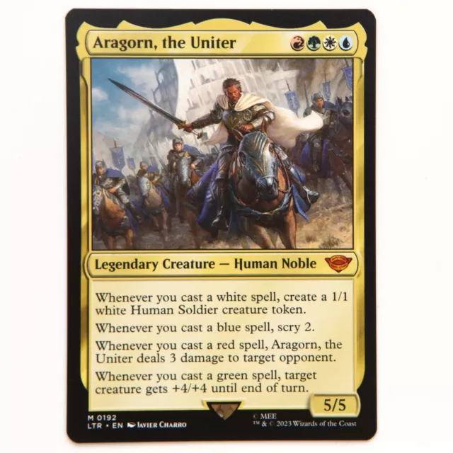 Magic MTG - Aragorn, the Uniter - Mythic - Lord of the Rings - M/NM