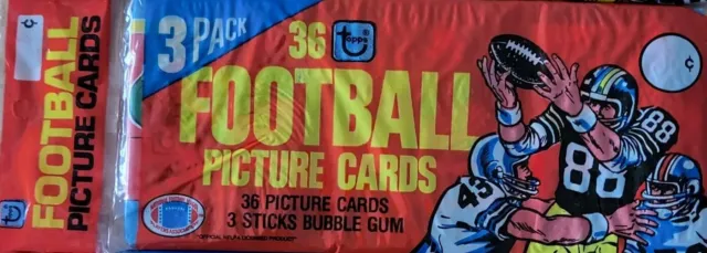 1979 Topps Football Rack Pack.Factory Sealed Campbell Or Lofton?