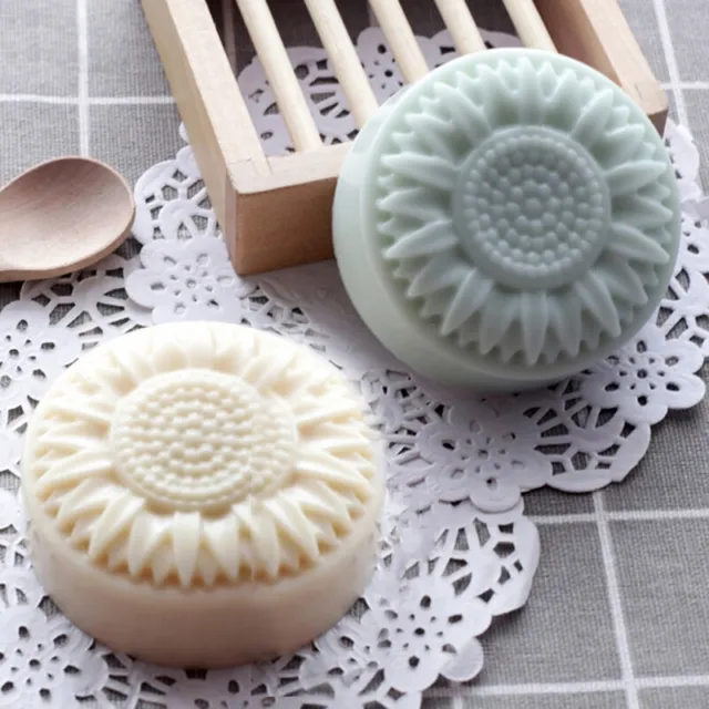 6 orificios suministros para hacer jabón flor margarita hágalo usted mismo jabón hecho a mano vela de silicona mol{