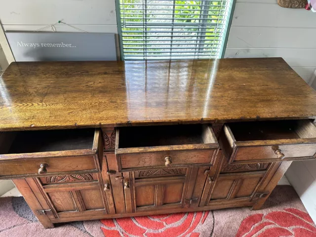 solid oak sideboard used