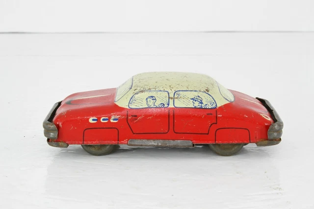 Tippco TCO 751 - DKW F1 Limousine Rouge Et Crème, Miniature 1/43 Mécanique
