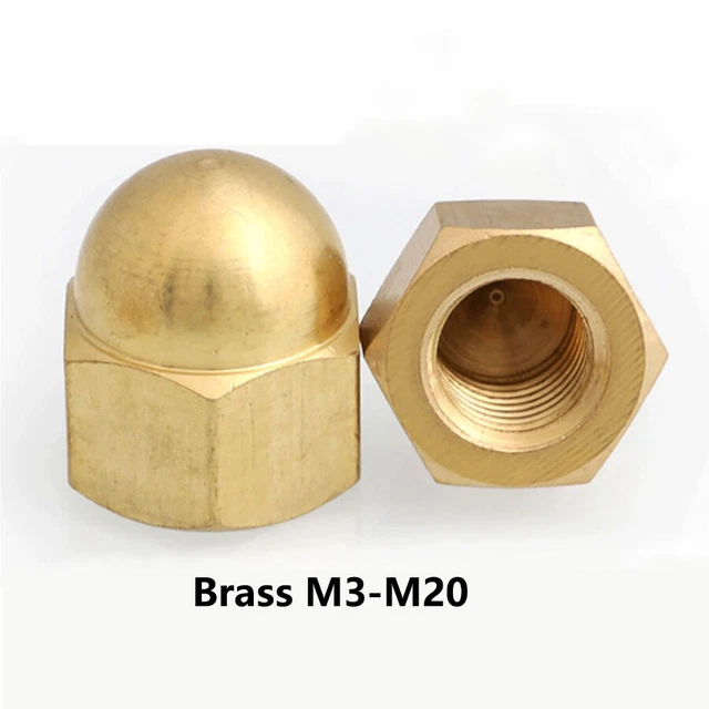 Dado A Ghianda In Rame M3 M4 M5M6 M8 M10 M12 M16 M18 Tappo In - Foto 6