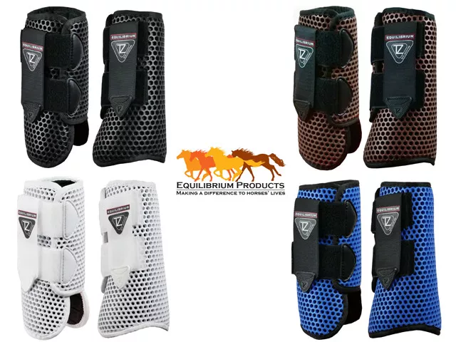 Equilibrium Tri Zone All Sports Brushing Boots, Lightweight all round protection