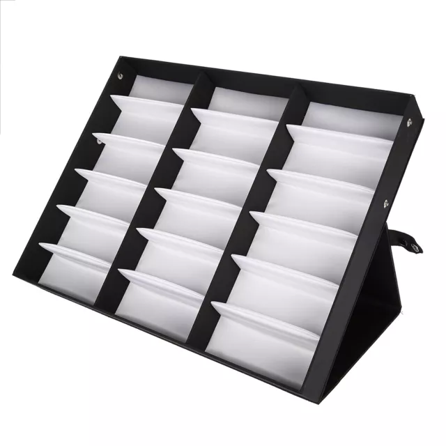 18 Slot Display Storage Case Organizer Box For Sunglasses Eyeglasses Jewelry 2
