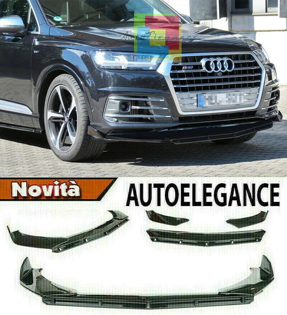 FIAT PUNTO EVO 09 5P Griglia paraurti anteriore centrale nero lucido OK