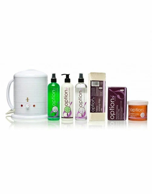 Hive Of Beauty Chauffe-Fart 1 Litre Kit d'Épilation à la Cire au Miel Chaud