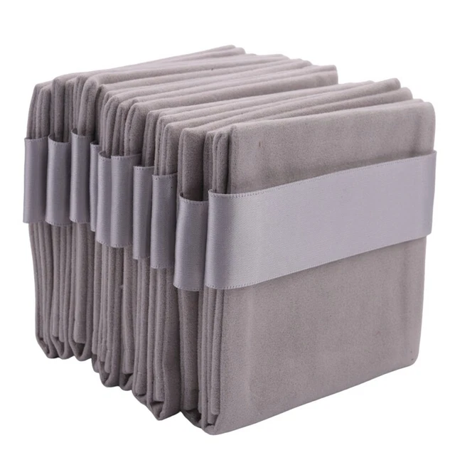 10 ud. bolsa de joyería con tarjeta de joyería, bolsa de joyería para guardar B8I6