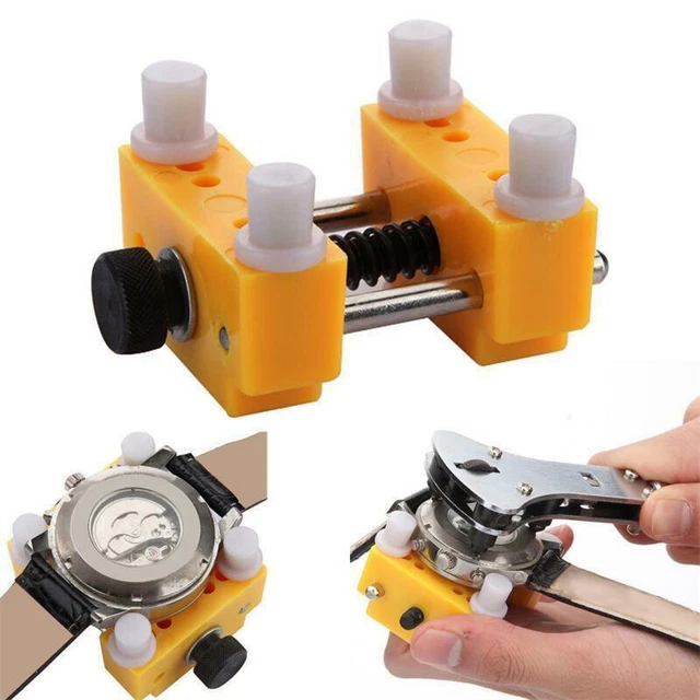 Adjustable Watchmaker Repair Tool Watch Back Case Cover Holder Remover Open;;i