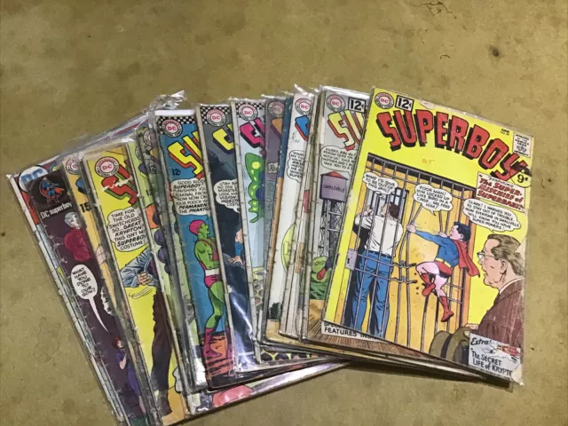 19no DC Superboy Comics In Vg- Condition Details Below