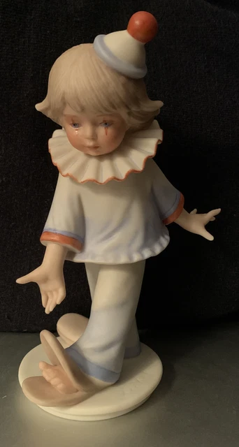 GOEBEL CLOWN FIGURINE IN THE SPOTLIGHT BY GERHARD SKROBEK Excellent condition!