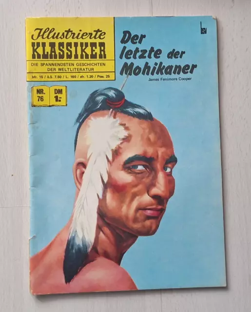 Illustrierte Klassiker - Der letzte der Mohikaner - Nr.76