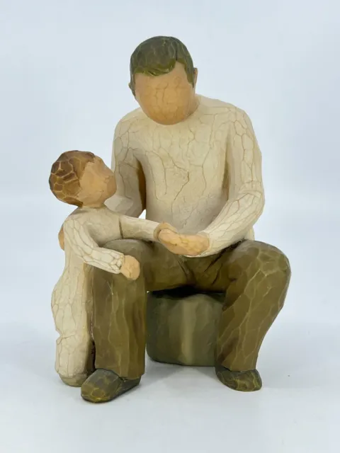 Willow Tree “Grandfather” Figurine Grandchild 2000 Demdaco Susan Lordi 6" Figure