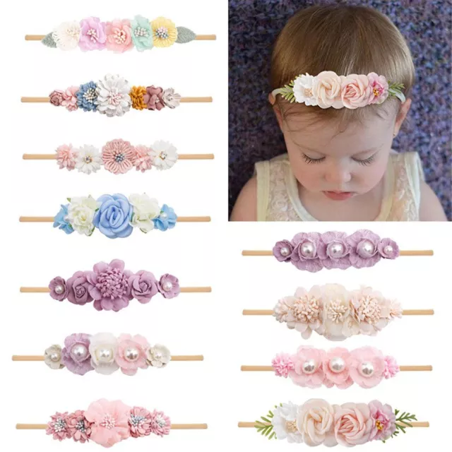 Baby Headband Cute Baby Elastic Hair Band Newborn Head Flower Toddler Headband