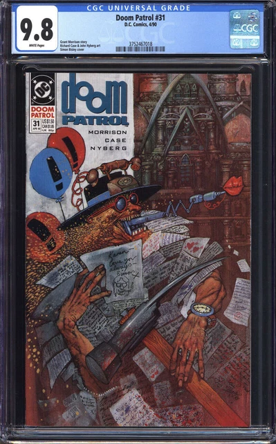 Doom Patrol #31 Cgc 9.8 White Pages // Dc Comics 1990